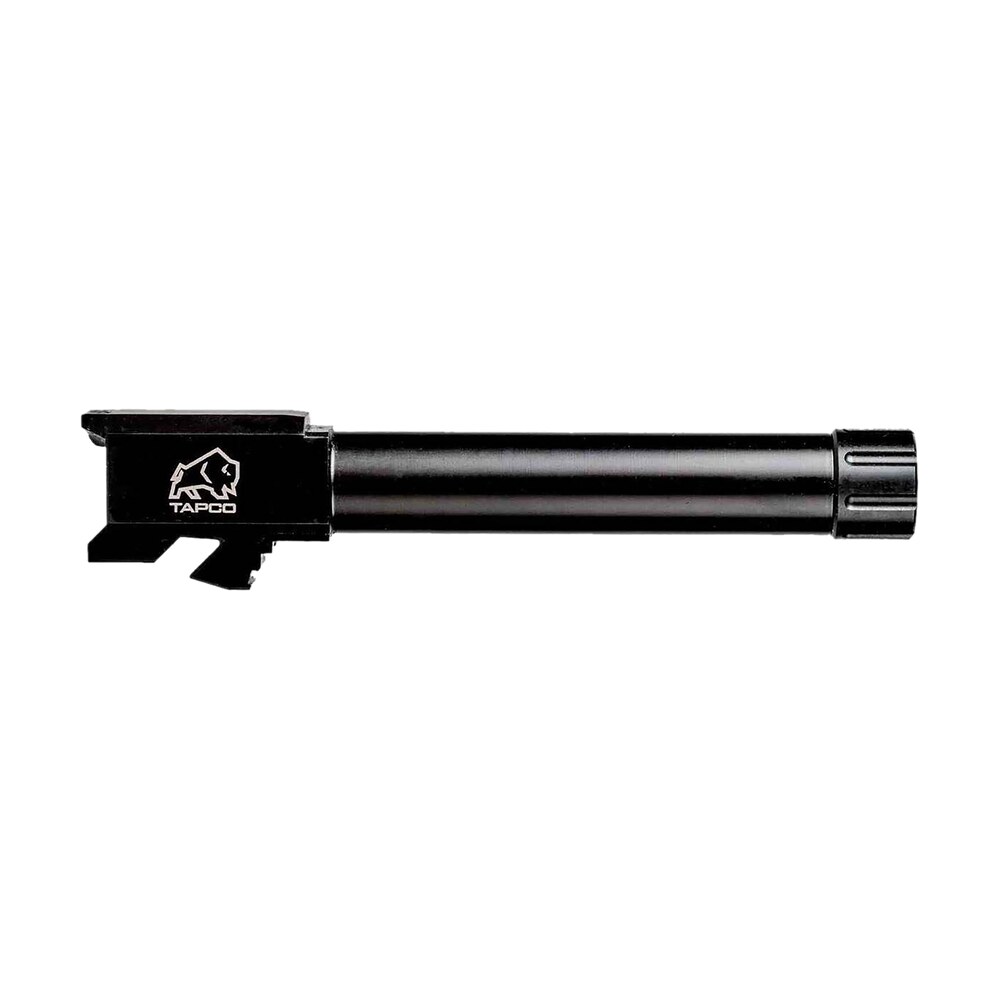 tapco tap22002 glock 9mm luger threaded black nitride stainless steel, fits glock 19 gen1 3 Tapco TAP22002 Glock 9mm Luger Threaded Black Nitride Stainless Steel, Sports South item 177194
