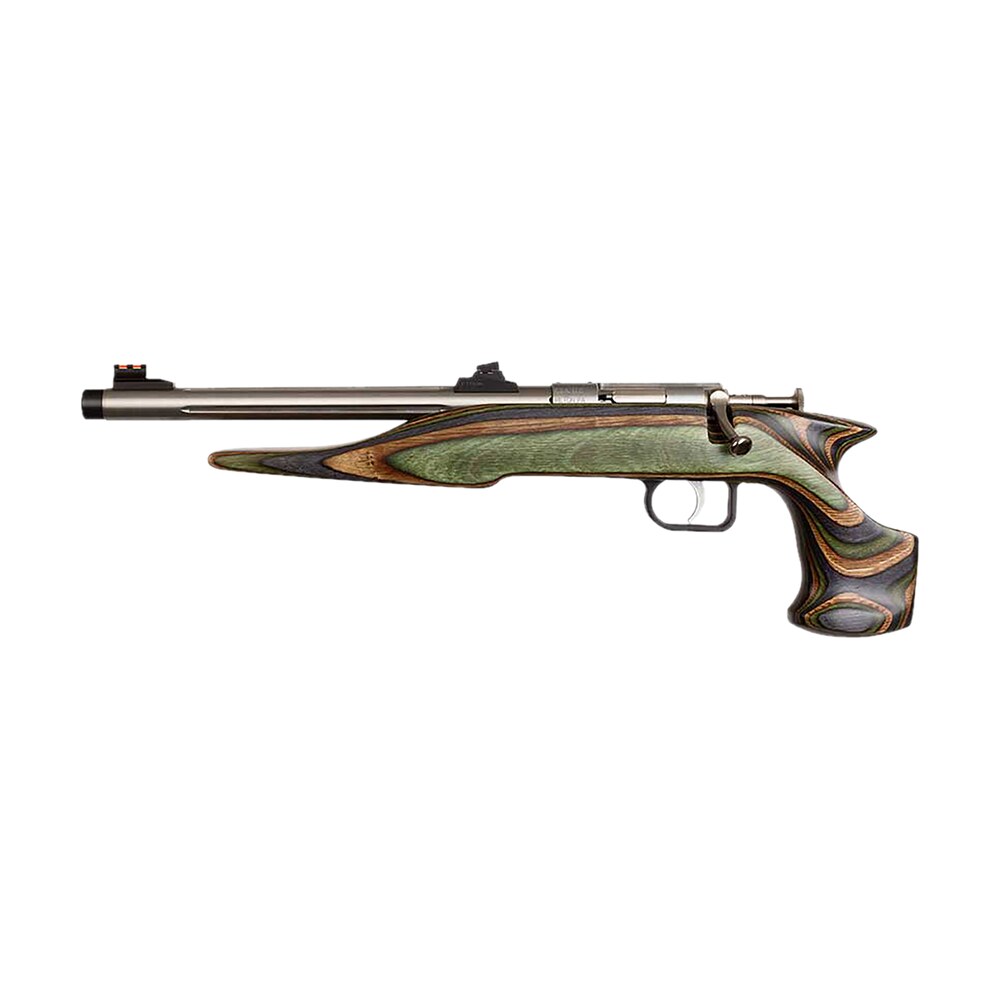 chipmunk 41105 hunter adult 22 mag 1rd 9" threaded stainless steel single shot barrel, camo laminate stock Chipmunk 41105 Hunter Adult 22 Mag 1rd 9" Threaded Stainless Steel Single Shot Sports South item 177290