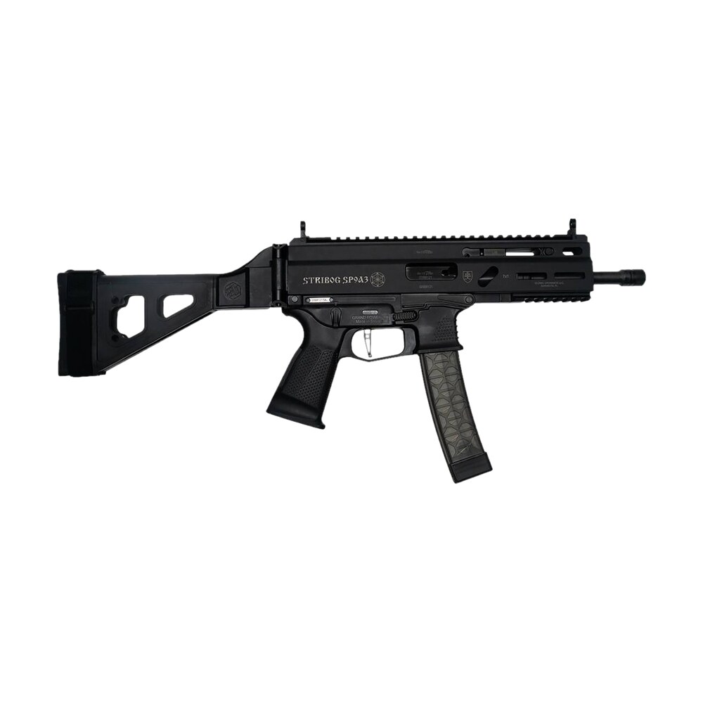 grand power 850003223117 stribog sp9a3 9mm luger 30+1 black sb tactical brace Grand Power 850003223117 Stribog SP9A3 9mm Luger 30+1 Black SB Tactical Brace Sports South item 177395