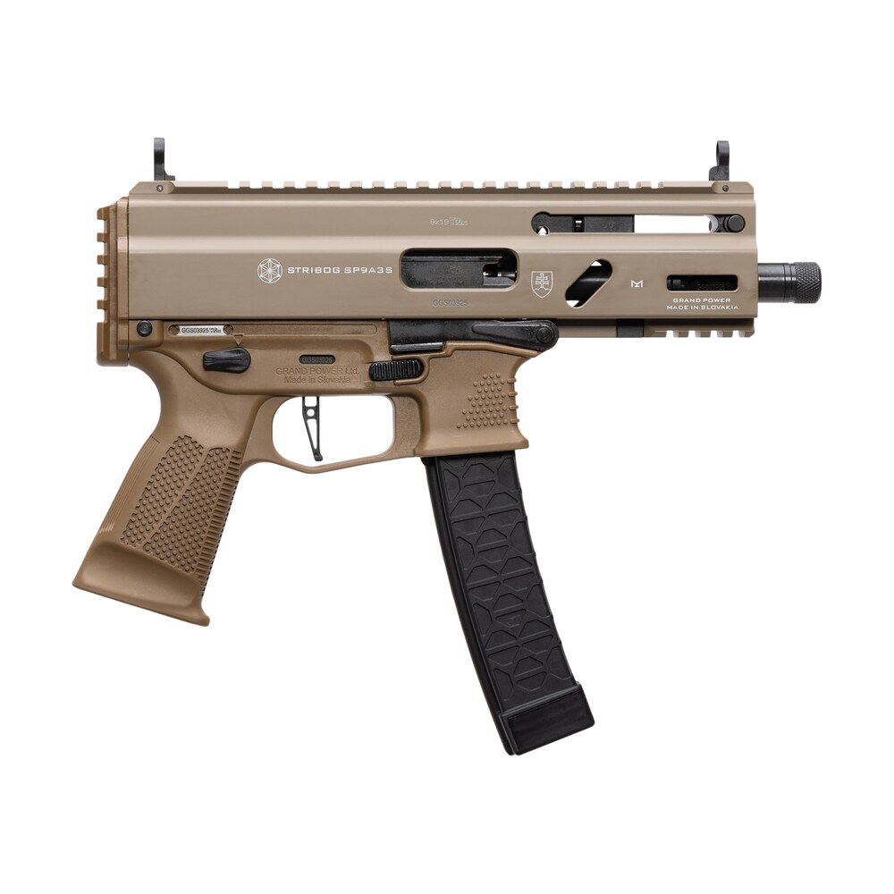 grand power 197892004787 stribog sp9a35s 9mm luger 30+1 8" flat dark earth Grand Power 197892004787 Stribog SP9A35S 9mm Luger 30+1 8" Flat Dark Earth Sports South item 177398