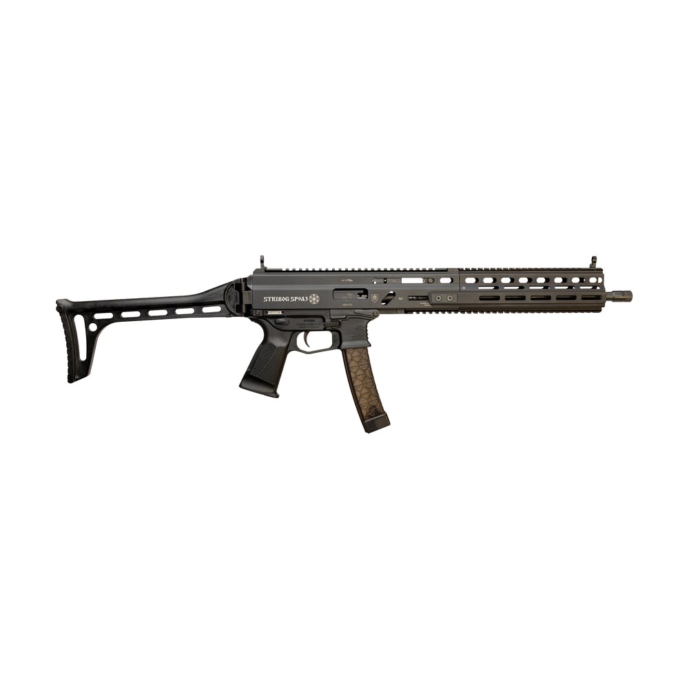 grand power 810091157978 stribog sp9a3 9mm luger 30+1 16" black picatinny rail, black polymer grip Grand Power 810091157978 Stribog SP9A3 9mm Luger 30+1 16" Black Picatinny Rail, Black Polymer Sports South item 177401