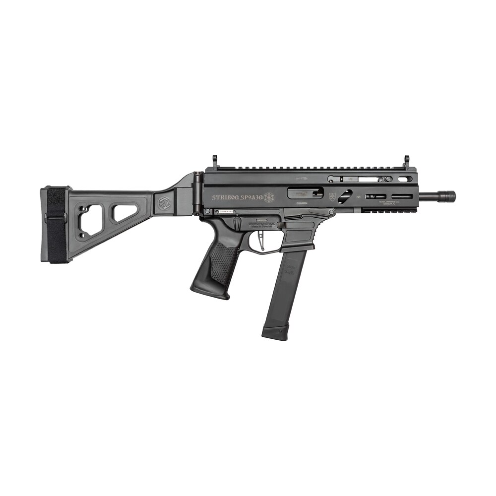 grand power 810091152850 stribog sp9a3g 9mm luger 8" black, sb tactical brace Grand Power 810091152850 Stribog SP9A3G 9mm Luger 8" Black, SB Tactical Brace Sports South item 177407