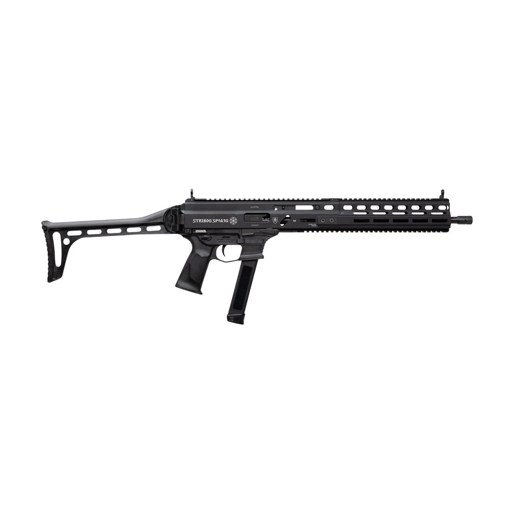 grand power 810091156025 stribog sp9a3g 9mm luger 16" black barrel, black receiver, polymer stock & grip Grand Power 810091156025 Stribog SP9A3G 9mm Luger 16" Black Sports South item 177409