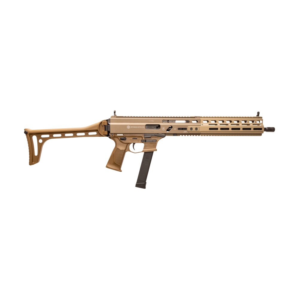 grand power 810091158029 stribog sp9a3g 9mm luger 16" black barrel, flat dark earth receiver, polymer stock & grip Grand Power 810091158029 Stribog SP9A3G 9mm Luger 16" Black Sports South item 177410