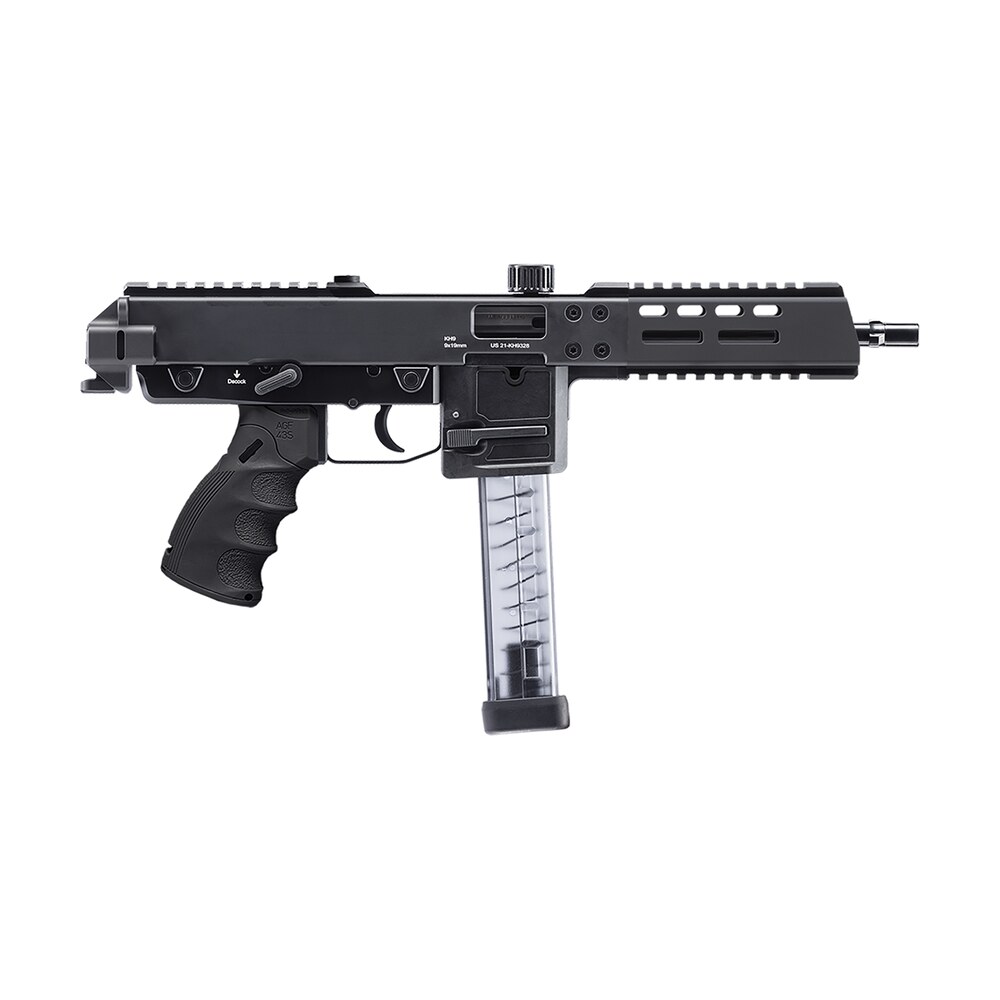 b&t firearms bt 440000 c us kh9 covert 9mm luger 30+1 6" black barrel, black cerakote aluminum/polymer picatinny rail receiver, black finger grooved grip, ambidextrous B&T Firearms BT-440000-C-US KH9 Covert 9mm Luger 30+1 6" Black Sports South item 177508