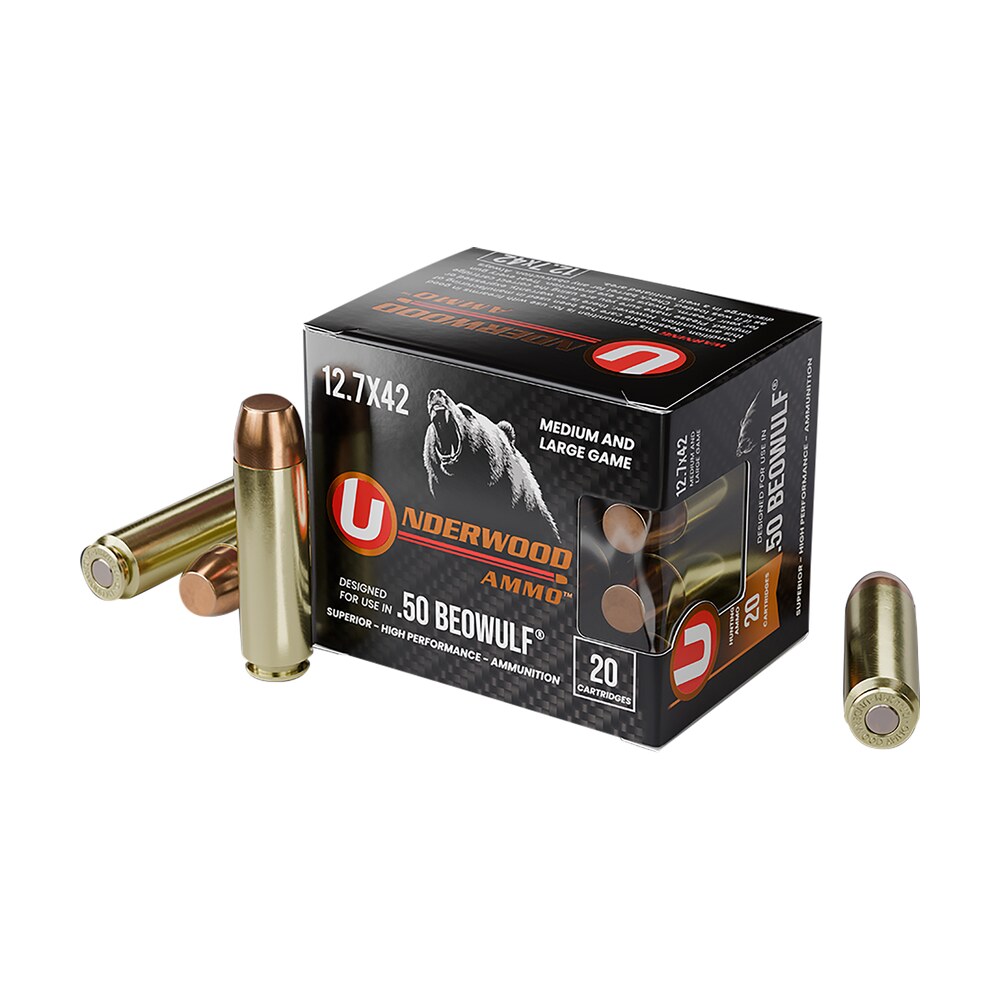 underwood ammo 557underwood ammo 557 50beowulf 350gr full metal jacket flat nose 20 per box/10 case Underwood Ammo 557Underwood Ammo 557 50Beowulf 350gr Full Metal Jacket Flat Nose 20 Per Box/10 Sports South item 177845