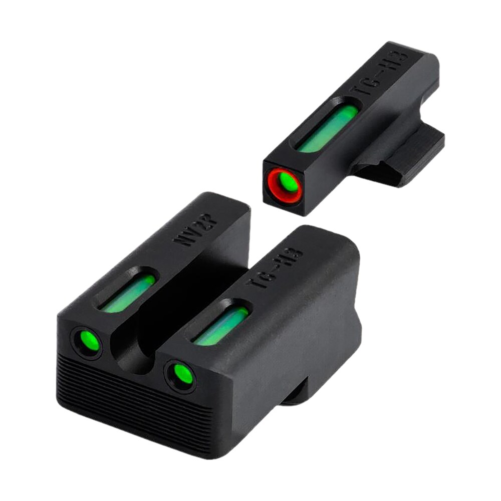 truglo tgtg13rs3pc tfx pro green tritium & fiber optic orange outline front sight green tritium & fiber optic rear sight TruGlo TGTG13RS3PC TFX Pro Green Tritium & Fiber Optic Orange Outline Front Sight Green Sports South item 177919