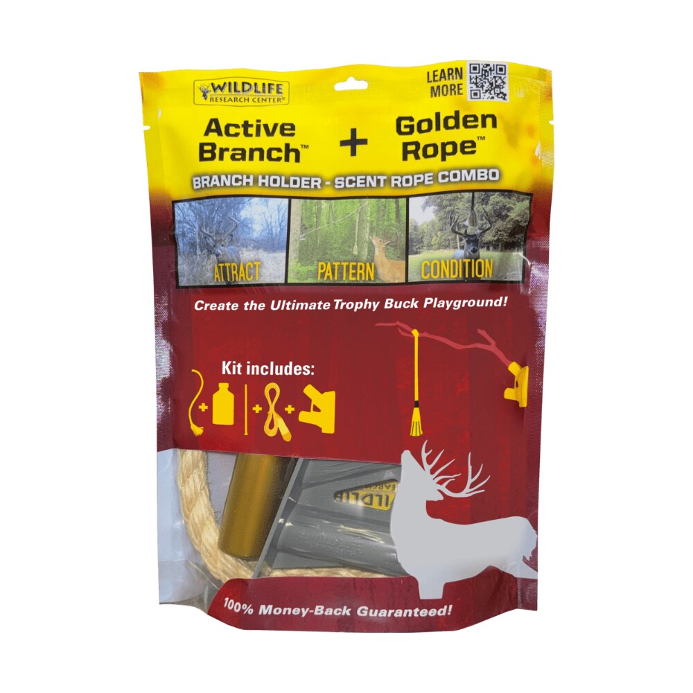 wildlife research 3974combo kit includes one golden rope, 4 oz golden rope scent & active branch holder Wildlife Research 3974Combo Kit includes One Golden Rope, 4 oz Golden Rope Scent & Sports South item 177986