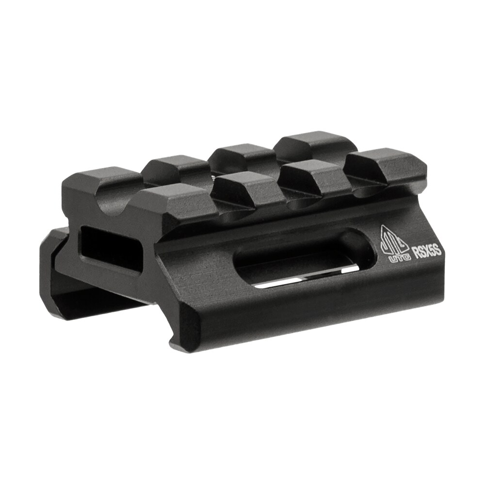 leapers mtrsx5s picatinny riser matte black anodized aluminum picatinny/weaver mount Leapers MTRSX5S Picatinny Riser Matte Black Anodized Aluminum Picatinny/Weaver Mount Sports South item 178058