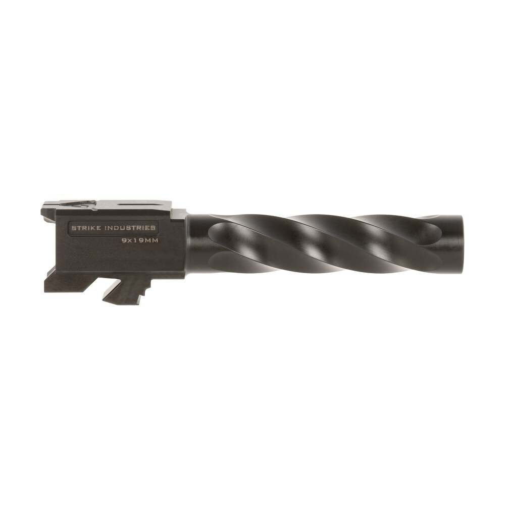 strike industries gbarrel19 glock 9mm luger spiral fluted black nitride stainless steel, fits glock 19 gen3 5 Strike Industries GBARREL19 Glock 9mm Luger Spiral Fluted Black Nitride Stainless Steel, Sports South item 178143