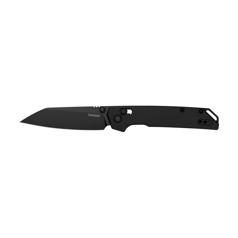 kershaw 2038rblk iridium 3.45" folding reverse tanto plain black oxide d2 steel blade, black anodized aluminum handle Kershaw 2038RBLK Iridium 3.45" Folding Reverse Tanto Plain Black Oxide D2 Steel Blade, Black Sports South item 178274