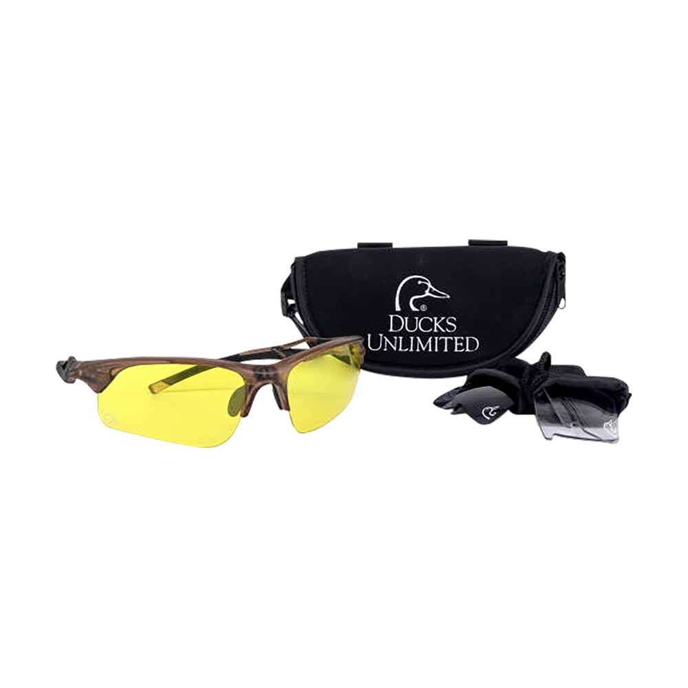radians duintlens3bx ducks unlimited interchangeable lens kit clear/smoke/amber lens translucent frosted frame Radians DUINTLENS3BX Ducks Unlimited Interchangeable Lens Kit Clear/Smoke/Amber Lens Sports South item 178449