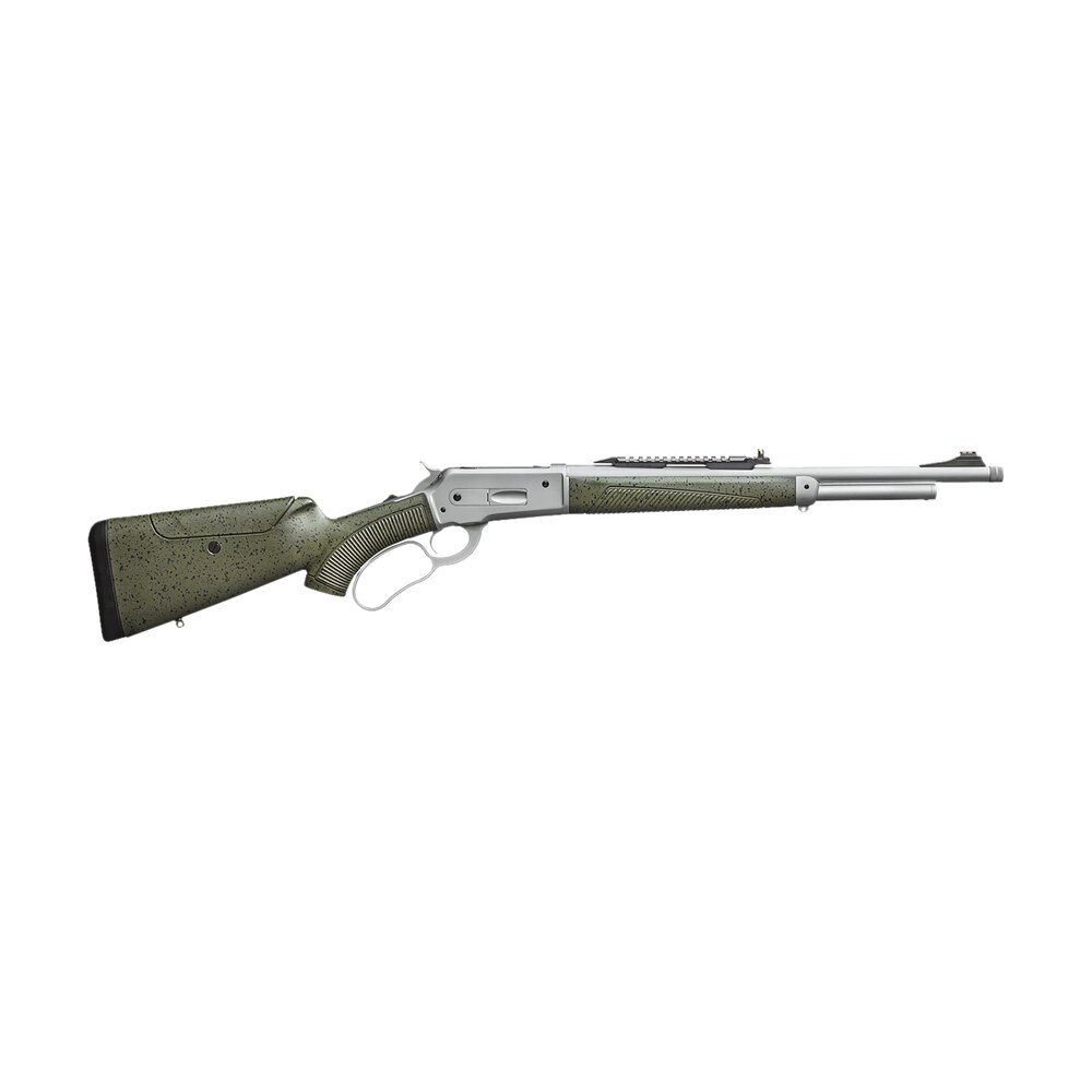 davide pedersoli 010g732457 boarbuster guidemaster x 45 70 gov 5+1 19" silver cerakote threaded barrel & receiver w/picatinny rail, green adj cheek riser synthetic stock Davide Pedersoli 010G732457 Boarbuster Guidemaster-X 45-70 Gov 5+1 19" Silver Cerakote Threaded Sports South item 178498