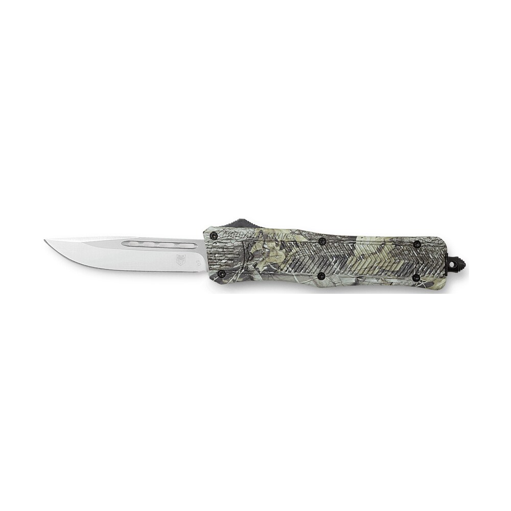 cobratec knives mwdctk1mdns ctk 1 american flag medium 3" otf drop point plain d2 steel blade, 5" woodland camo aluminum alloy handle CobraTec Knives MWDCTK1MDNS CTK-1 American Flag Medium 3" OTF Drop Point Plain D2 Steel Blade, Sports South item 178708
