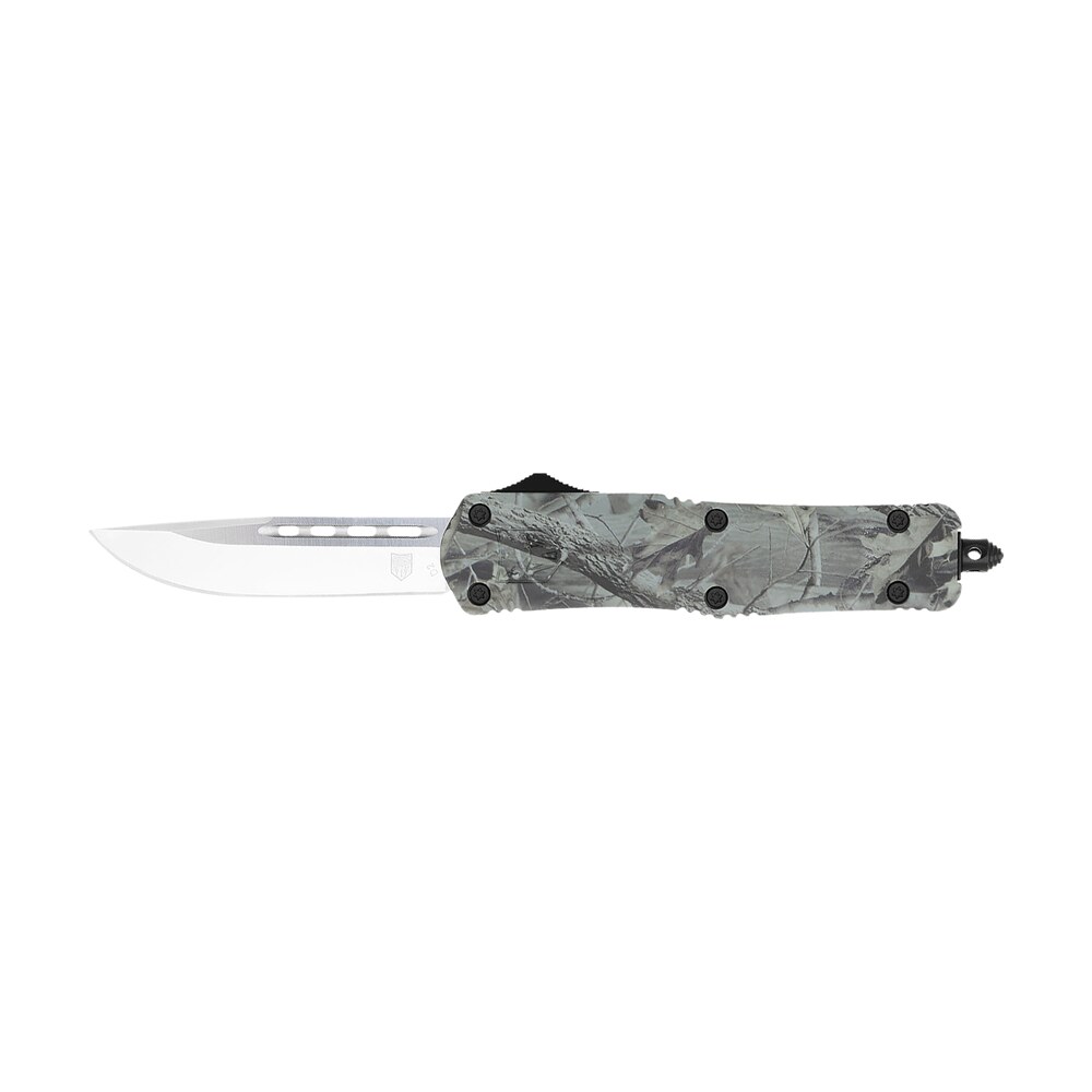 cobratec knives mwdfs3dns fs 3 medium 3" otf drop point plain d2 steel blade, 4.50" woodland camo aluminum alloy handle CobraTec Knives MWDFS3DNS FS-3 Medium 3" OTF Drop Point Plain D2 Steel Blade, 4.50" Woodland Sports South item 178714