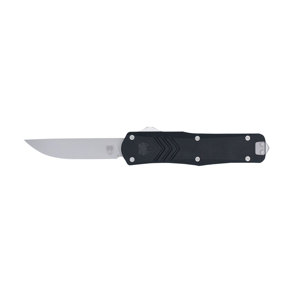 cobratec knives mblkfsxgen3dns fs x gen iii medium 3" otf drop point plain stonewashed d2 steel blade, 4.68" aluminum handle CobraTec Knives MBLKFSXGEN3DNS FS-X Gen III Medium 3" OTF Drop Point Plain Stonewashed D2 Steel Sports South item 178717