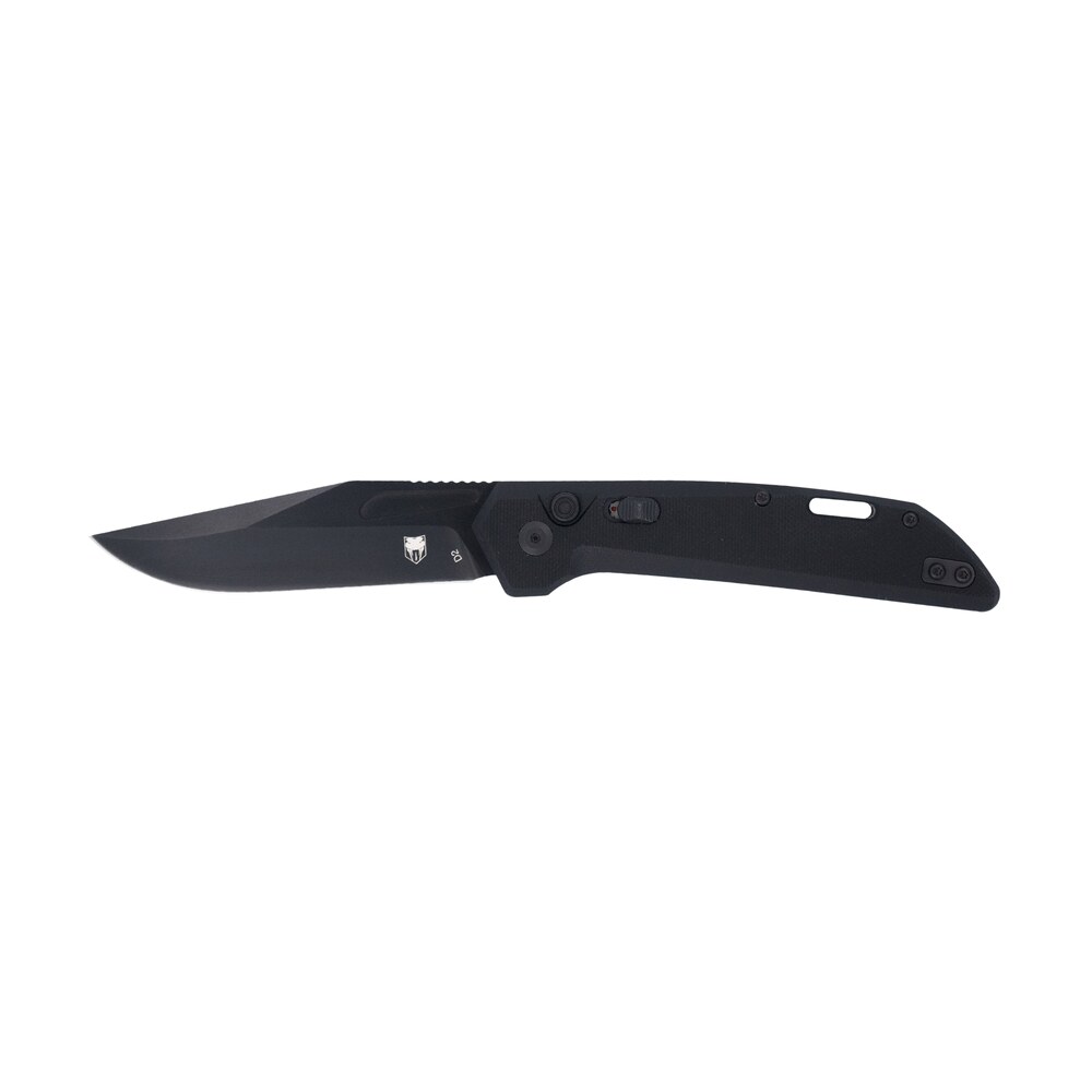 cobratec knives ctnajblk naja 3.50" folding plain black powder coated d2 steel blade, 4.75" black g10 scales handle CobraTec Knives CTNAJBLK Naja 3.50" Folding Plain Black Powder Coated D2 Steel Blade, 4.75" Sports South item 178733