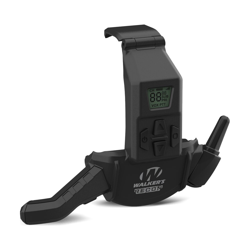 walker's gwprecmbt recon walkie talkie attachment ability to communicate black Walker's GWPRECMBT Recon Walkie-Talkie Attachment Ability to Communicate Black Sports South item 178784