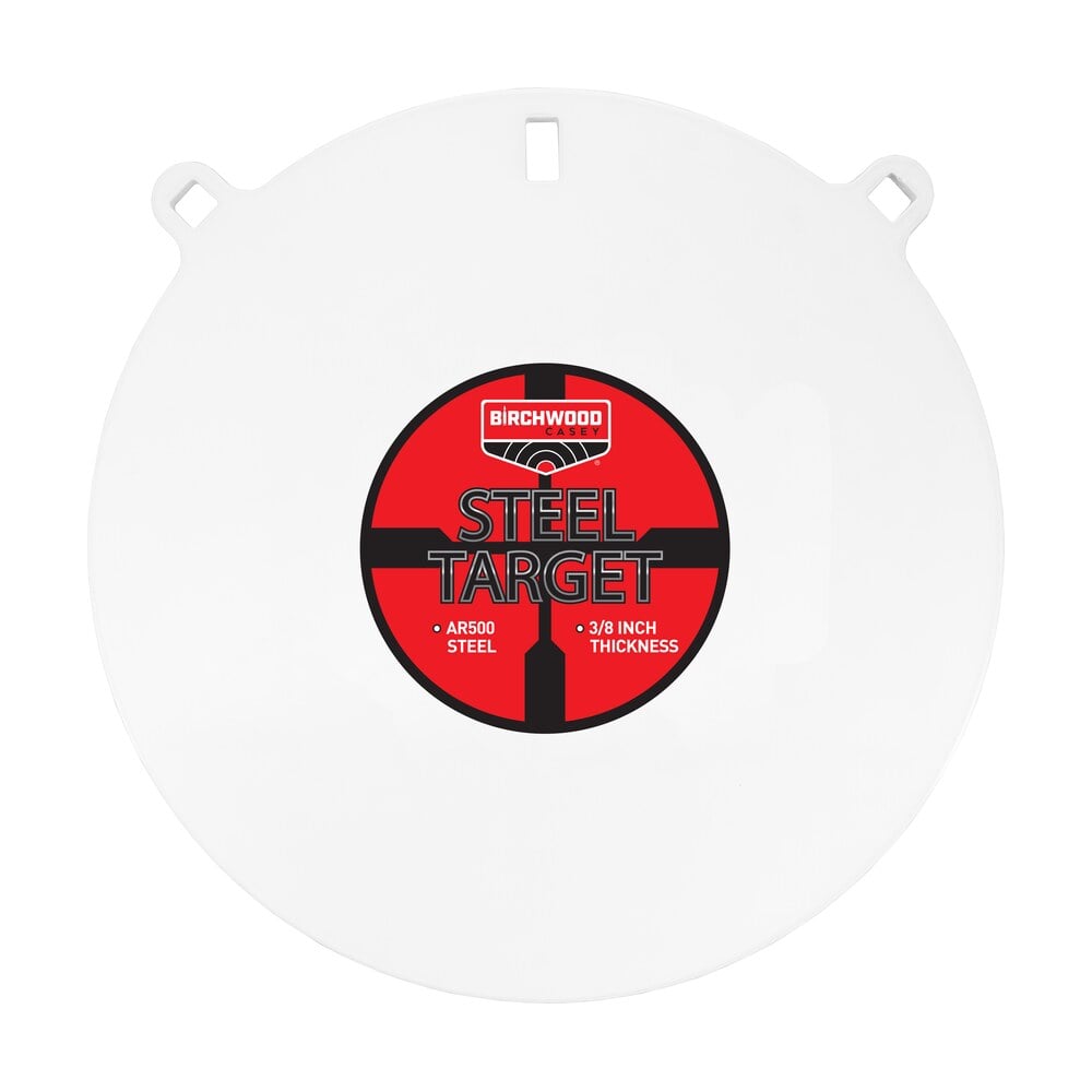 birchwood casey bc rnd15 38 centerfire target 3/8" ar500 steel "15 round gong Birchwood Casey BC-RND15-38 Centerfire Target 3/8" AR500 Steel "15 Round Gong Sports South item 178847
