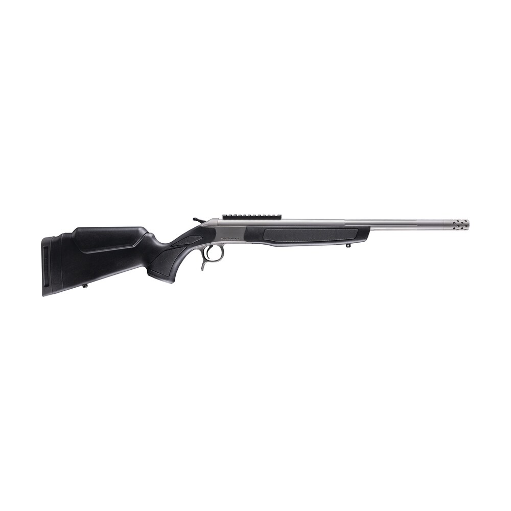 cva cr4444s scout takedown 44 mag 1rd 20" stainless fluted threaded barrel, stainless steel receiver w/picatinny rail, adj comb & lop black synthetic stock CVA CR4444S Scout Takedown 44 Mag 1rd 20" Stainless Fluted Threaded Sports South item 178955