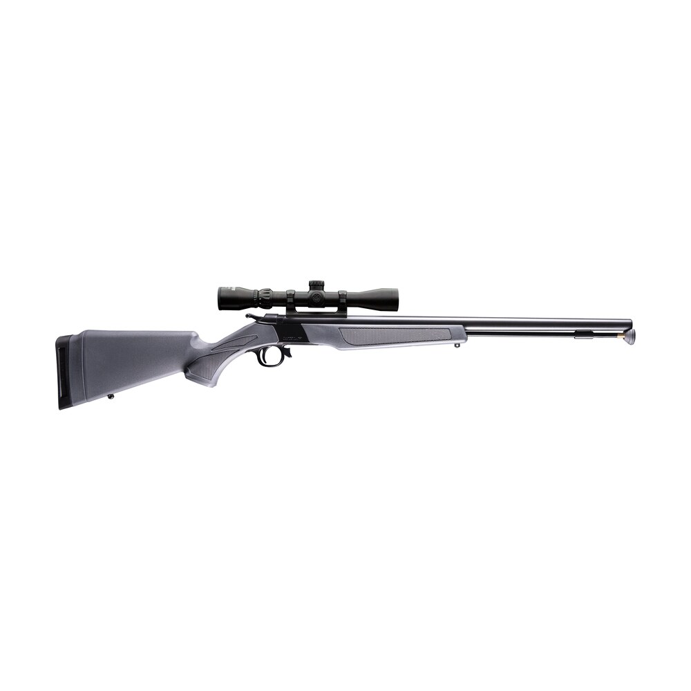 cva pr2119scp wolf w/optic 50 cal 24" blued steel barrel & drilled & tapped steel receiver, fixed stealth gray synthetic stock, konusshot 3 9x32mm CVA PR2119SCP Wolf w/Optic 50 Cal 24" Blued Steel Barrel & Drilled & Tapped Steel Sports South item 178974