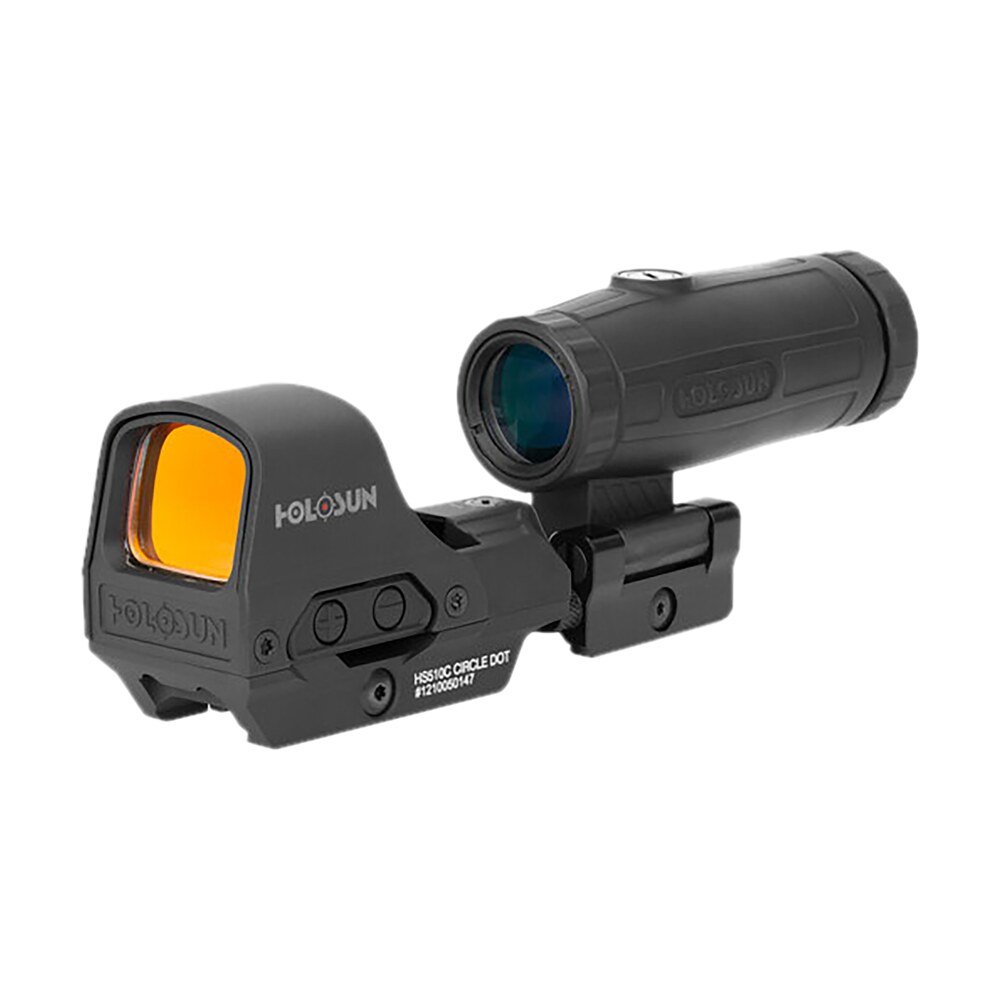 holosun he510c gr/hm3x black 1x/3x 0.91x1.26" 2 moa/65 moa 2 moa green dot/65 moa green circle reticle Holosun HE510C-GR/HM3X Black 1x/3x 0.91x1.26" 2 MOA/65 MOA 2 MOA Green Dot/65 MOA Green Circle Sports South item 179035