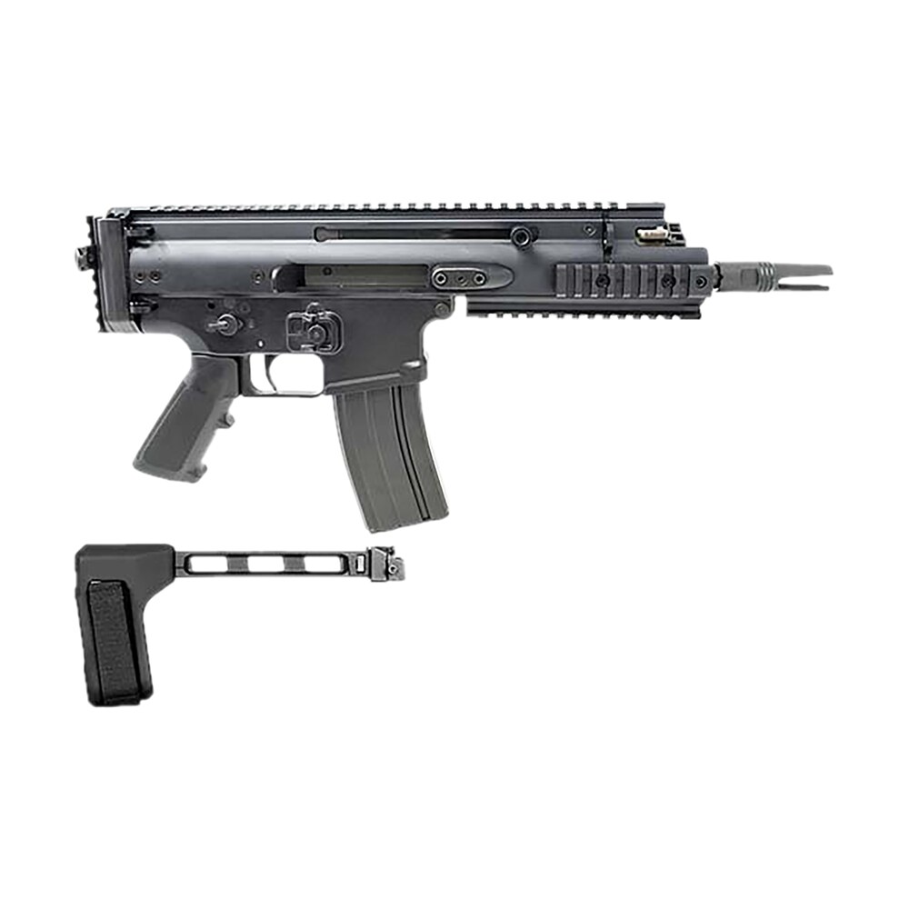 fn 38101886 scar 15p 300 blackout 30+1 7.50" black picatinny rail aluminum receiver sb tactical brace FN 38101886 SCAR 15P 300 Blackout 30+1 7.50" Black Picatinny Rail Aluminum Receiver SB Tactical Sports South item 179147
