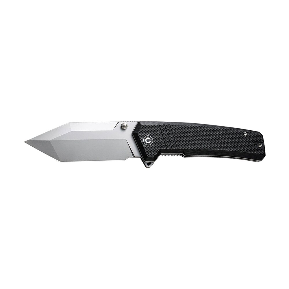 civivi knives c23024 1 bhaltair 3.98" folding tanto plain stonewashed 14c28n steel blade, black textured g10 handle Civivi Knives C23024-1 Bhaltair 3.98" Folding Tanto Plain Stonewashed 14C28N Steel Blade, Black Sports South item 179391