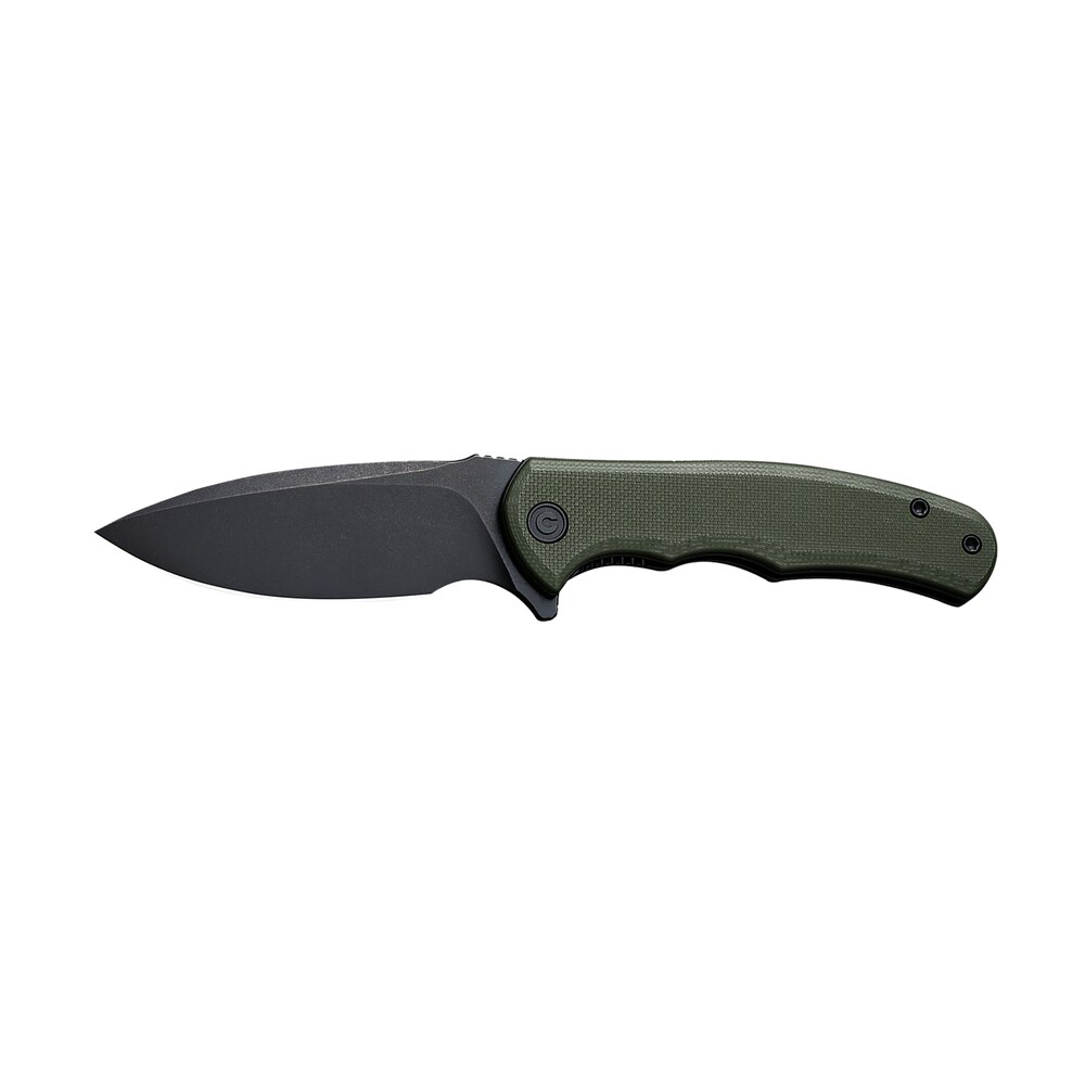 civivi knives c18026c 1 praxis mini 2.98" folding drop point plain black stonewashed d2 steel blade, od green textured g10 handle Civivi Knives C18026C-1 Praxis Mini 2.98" Folding Drop Point Plain Black Stonewashed D2 Steel Sports South item 179401