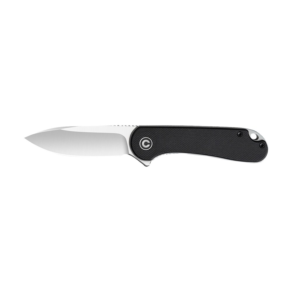 civivi knives c907a elementum 2.96" folding plain satin d2 steel blade, 4.03" black textured g10 handle Civivi Knives C907A Elementum 2.96" Folding Plain Satin D2 Steel Blade, 4.03" Black Textured Sports South item 179404