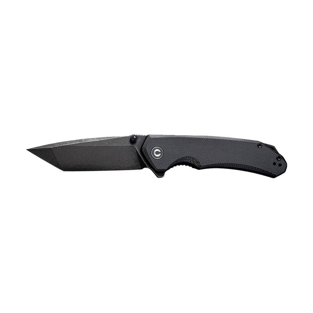 civivi knives c2023c brazen 3.46" folding tanto black stonewashed d2 steel blade, black textured g10 handle Civivi Knives C2023C Brazen 3.46" Folding Tanto Black Stonewashed D2 Steel Blade, Black Sports South item 179414