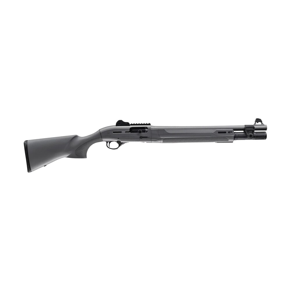 beretta usa j131m2ctt187gr 1301 tactical c mod 2 12 gauge semi auto 3" 7+1 18.50" chrome lined steel barrel, picatinny rail aluminum receiver, gray w/aggressive texture gray fixed synthetic stock Beretta USA J131M2CTT187GR 1301 Tactical C Mod 2 12 Gauge Semi-Auto 3" 7+1 18.50" Chrome Lined Sports South item 179450
