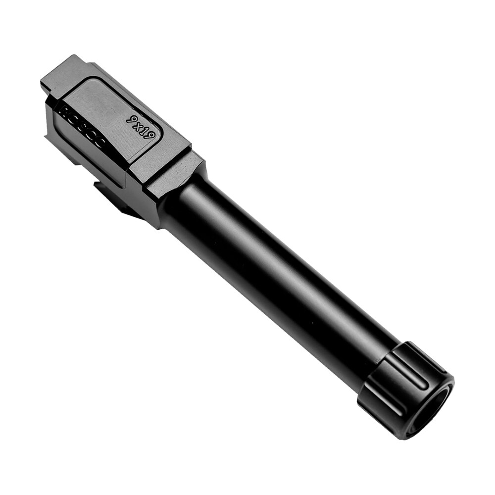 rosco manufacturing bl g43 9mm m tb v2 bloodline 9mm luger 3.40" threaded black melonite stainless steel, fits glock 43 Rosco Manufacturing BL-G43-9MM-M-TB-V2 Bloodline 9mm Luger 3.40" Threaded Black Melonite Sports South item 179474