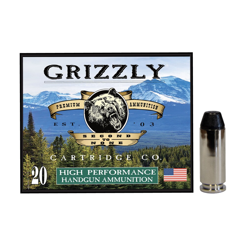 grizzly ammo gc10m10 10mmauto 220gr full metal jacket flat point 20 per box/10 case Grizzly Ammo GC10M10 10mmAuto 220gr Full Metal Jacket Flat Point 20 Per Box/10 Case Sports South item 179687