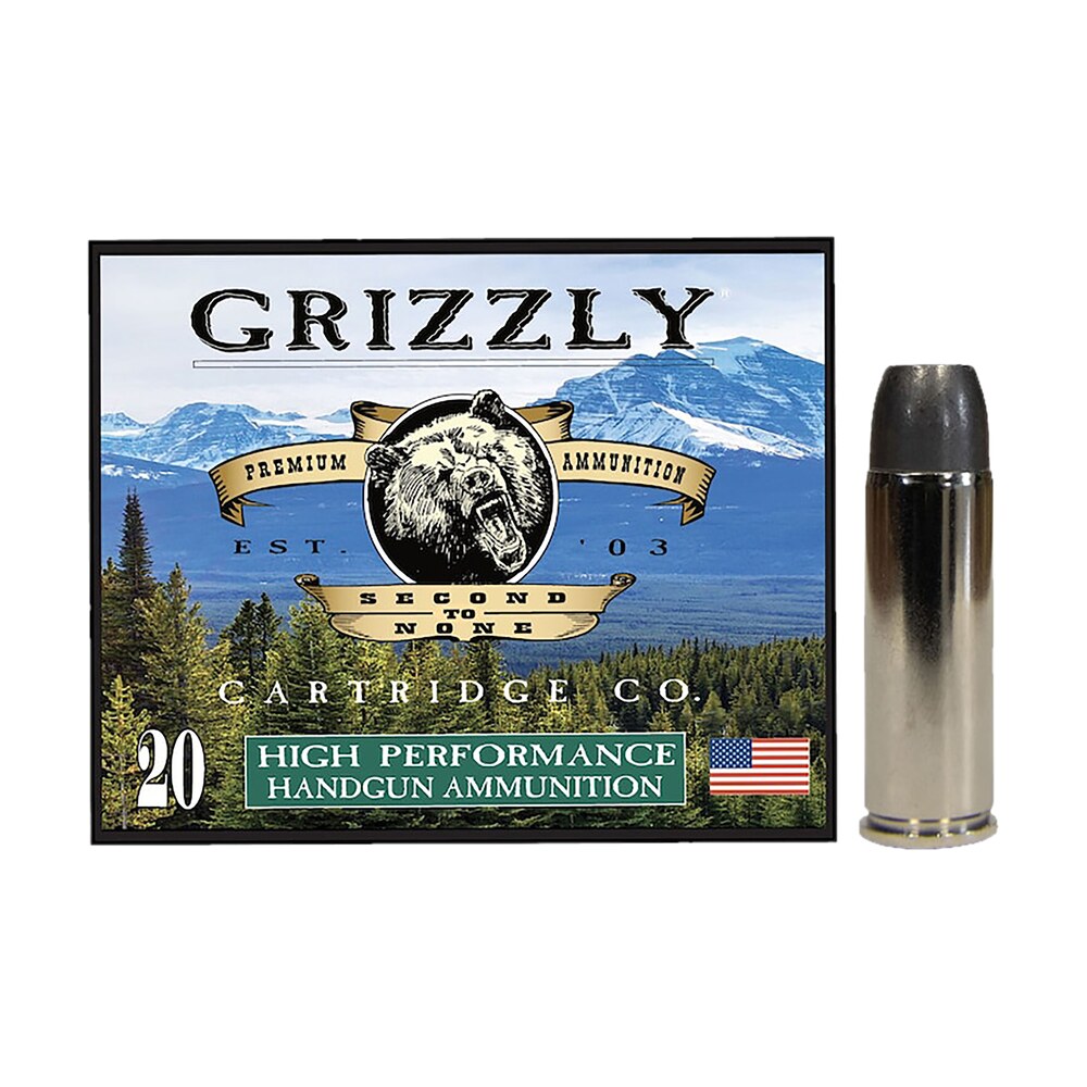 grizzly ammo gc45c+p14 45colt+p 335gr wide long nose gas check 20 per box/10 case Grizzly Ammo GC45C+P14 45Colt+P 335gr Wide Long Nose Gas Check 20 Per Box/10 Case Sports South item 179706