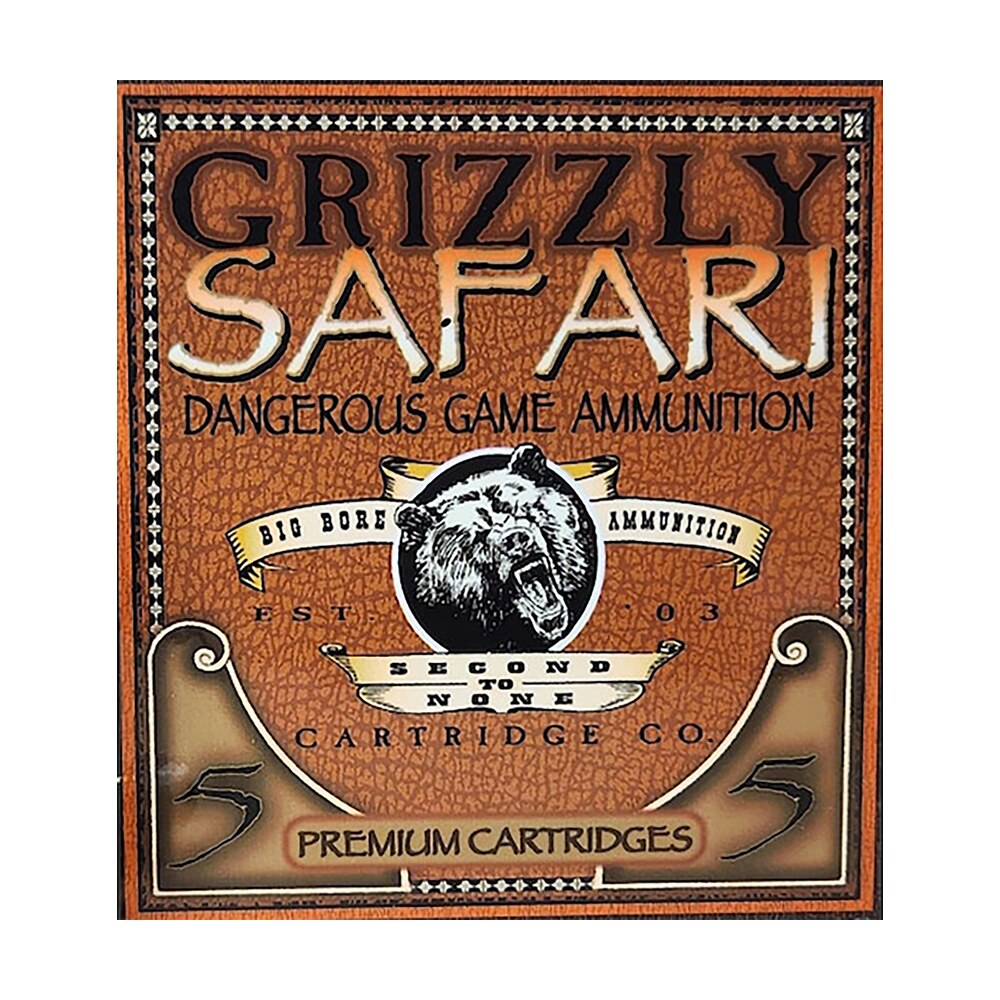 grizzly ammo gc416rem5 416remmag 400gr solid brass 5 per box/10 case Grizzly Ammo GC416REM5 416RemMag 400gr Solid Brass 5 Per Box/10 Case Sports South item 179718