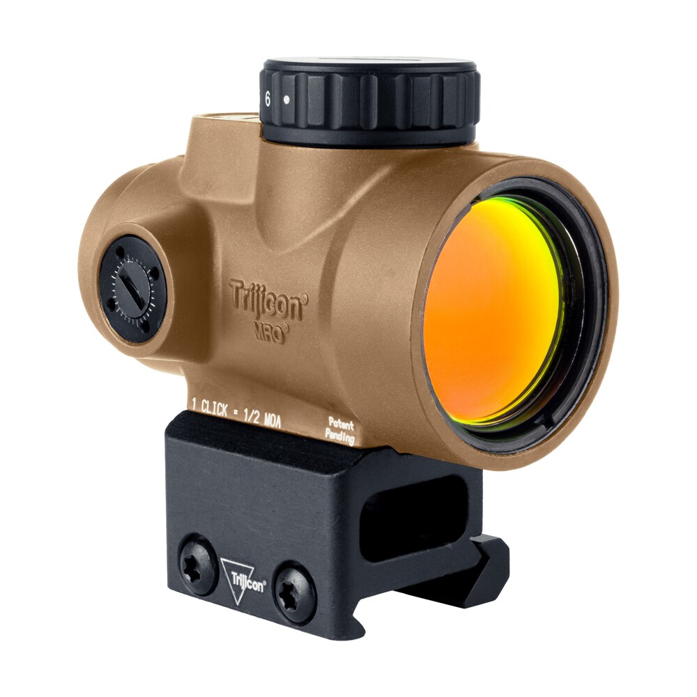 trijicon 2200348 mro sd coyote tan 1x25mm 2 moa green dot reticle full co witness mount Trijicon 2200348 MRO SD Coyote Tan 1x25mm 2 MOA Green Dot Reticle Full Co-Witness Mount Sports South item 180142