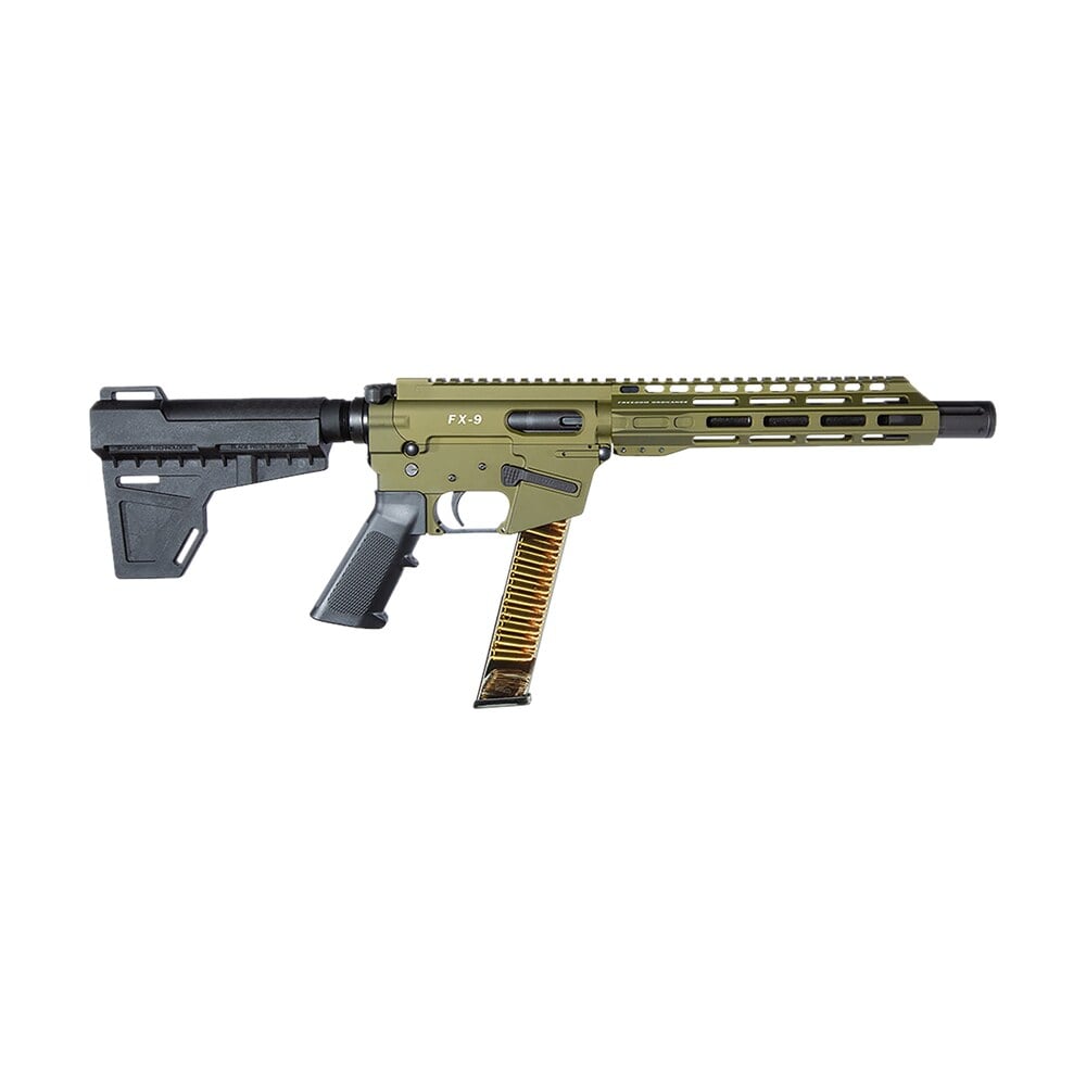 freedom ordnance fx9p10 odg fx9p 9mm luger 31+1 10" od green FREEDOM ORDNANCE FX9P10-ODG FX9P 9mm Luger 31+1 10" OD Green Sports South item 180396