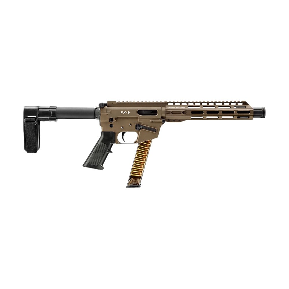 freedom ordnance fx9p10sbm fde fx9p 9mm luger 10" flat dark earth FREEDOM ORDNANCE FX9P10SBM-FDE FX9P 9mm Luger 10" Flat Dark Earth Sports South item 180405
