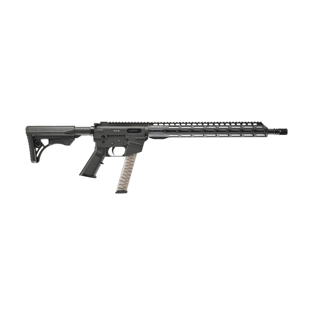 freedom ordance fx9r16 fx9r 9mm luger 33+1 16" black anodized barrel, black anodized receiver w/picatinny rail, m lok handguard, leapers adjustable black polymer stock, b5 p type grip Freedom Ordance FX9R16 FX9R 9mm Luger 33+1 16" Black Anodized Sports South item 180415