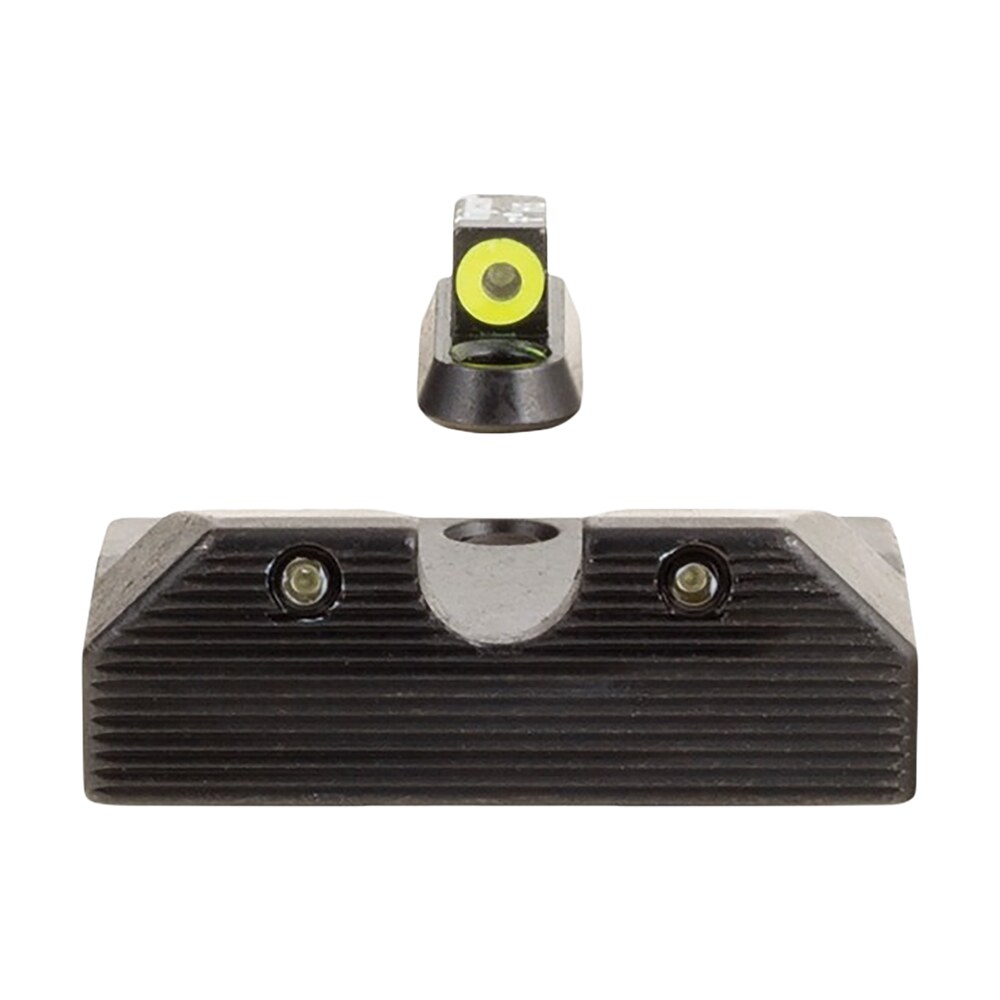 trijicon 601080 hd xr night sight set green tritium/yellow outline front, green tritium rear, black frame, fits cz p 10/p 10c Trijicon 601080 HD XR Night Sight Set Green Tritium/Yellow Outline Front, Green Tritium Rear, Sports South item 180562