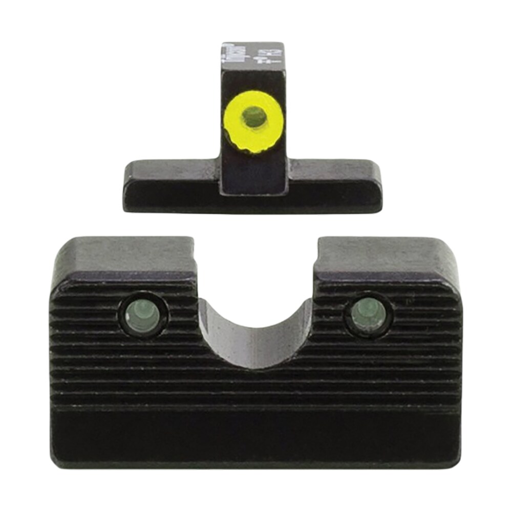 trijicon 600999 hd xr night sight set green tritium/yellow outline front, green tritium rear, black frame, fits fn 509 Trijicon 600999 HD XR Night Sight Set Green Tritium/Yellow Outline Front, Green Tritium Rear, Sports South item 180566