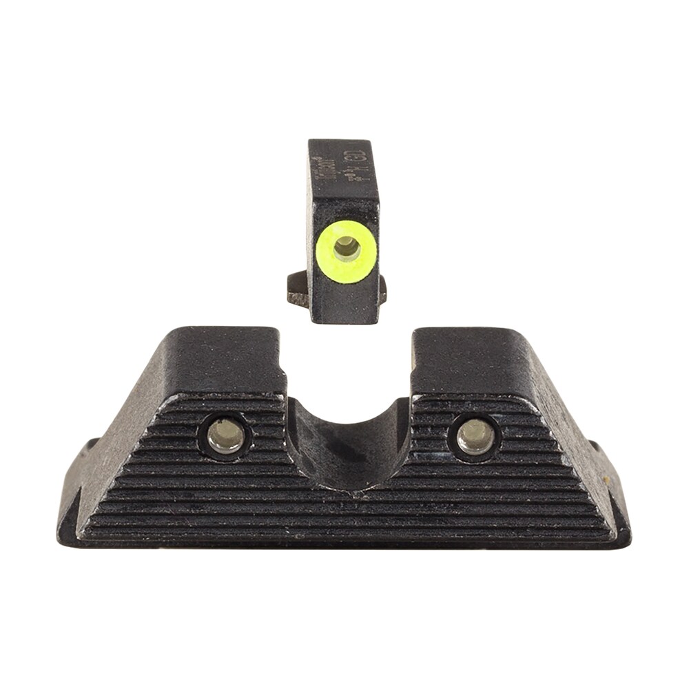 trijicon 600845 hd xr night sight set green tritium/yellow outline front, green tritium rear, black frame, fits glock/48/43/43x/43e excludes mos Trijicon 600845 HD XR Night Sight Set Green Tritium/Yellow Outline Front, Green Tritium Rear, Sports South item 180568
