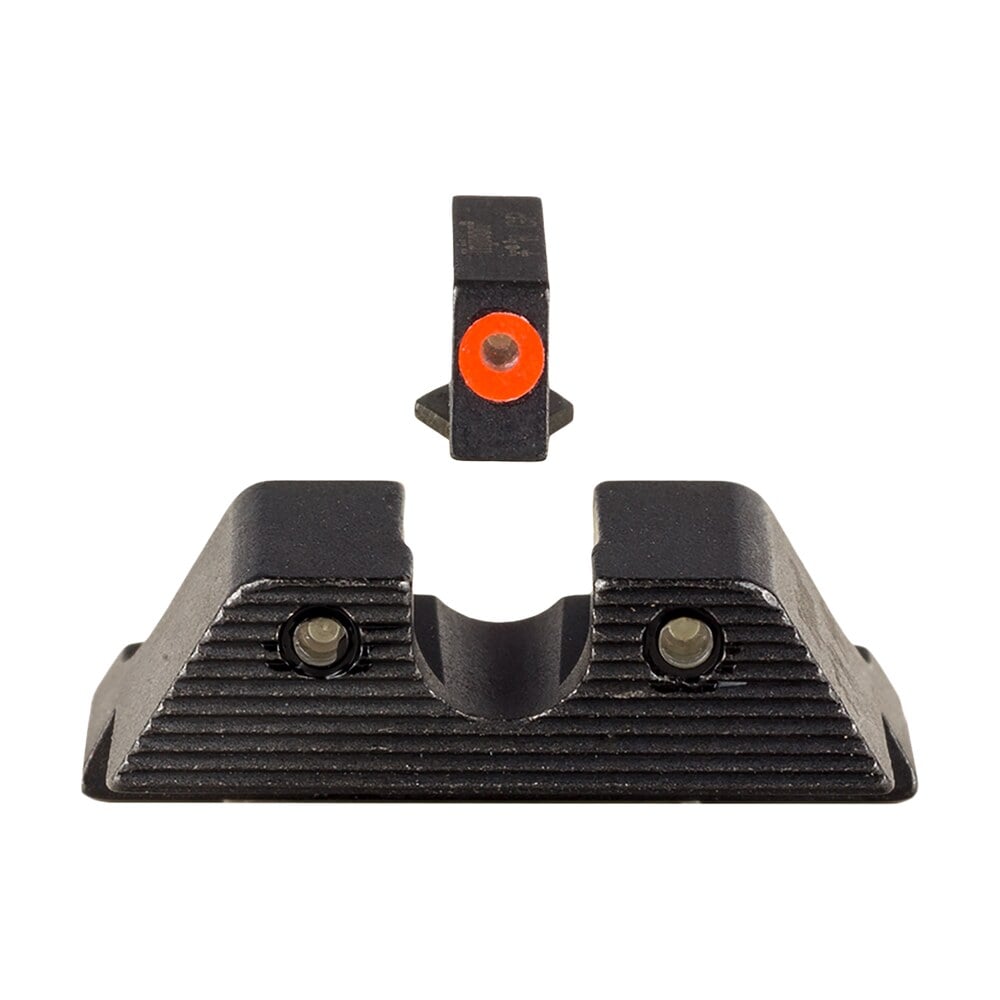 trijicon 600846 hd xr night sight set green tritium/orange outline front, green tritium rear, black frame, fits glock/48/43/43x/43e excludes mos Trijicon 600846 HD XR Night Sight Set Green Tritium/Orange Outline Front, Green Tritium Rear, Sports South item 180569