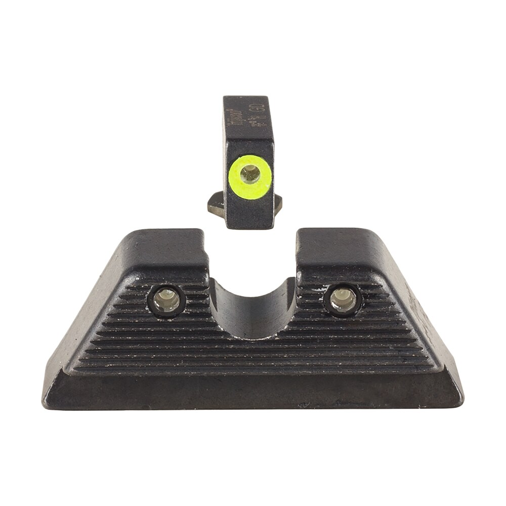 trijicon 601091 hd xr night sight set green tritium/yellow outline front, green tritium rear, black frame, fits most glock/17 mos/19 mos/45 mos Trijicon 601091 HD XR Night Sight Set Green Tritium/Yellow Outline Front, Green Tritium Rear, Sports South item 180570