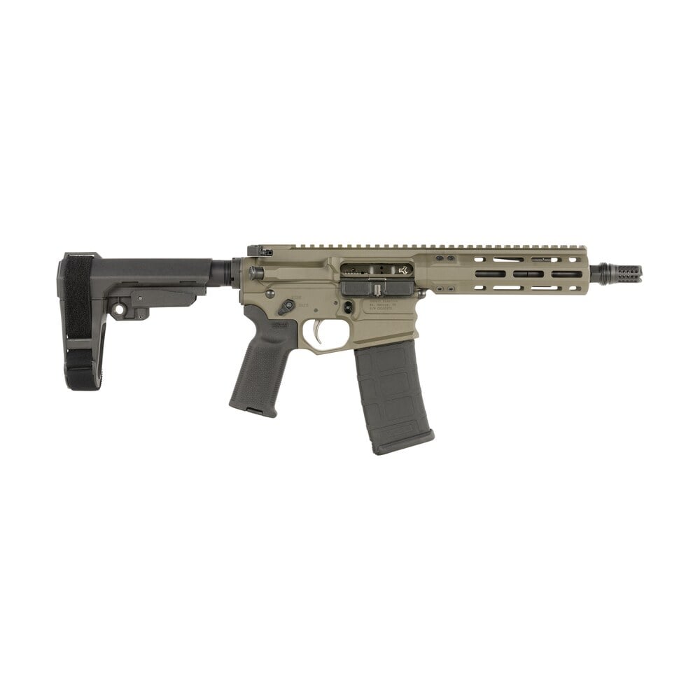 cobalt kinetics ckprolite30075ckg pro lite 300 blackout 30+1 7.50" black melonite barrel, ck green aluminum receiver w/picatinny rail, black polymer sb tactical sba3 brace, black polymer grip Cobalt Kinetics CKPROLITE30075CKG Pro Lite 300 Blackout 30+1 7.50" Black Melonite Sports South item 180590