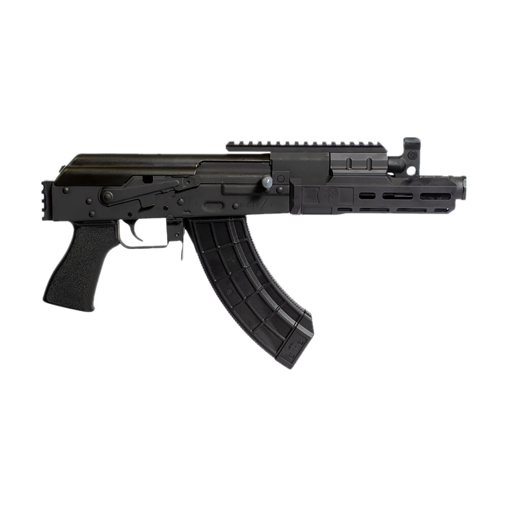 century arms hg8000n draco 7.62x39mm 30+1 7.50" black m lok handguard, black picatinny rail, rear picatinny rail, black polymer grip Century Arms HG8000N Draco 7.62x39mm 30+1 7.50" Black M-LOK Handguard, Black Picatinny Rail, Sports South item 180634