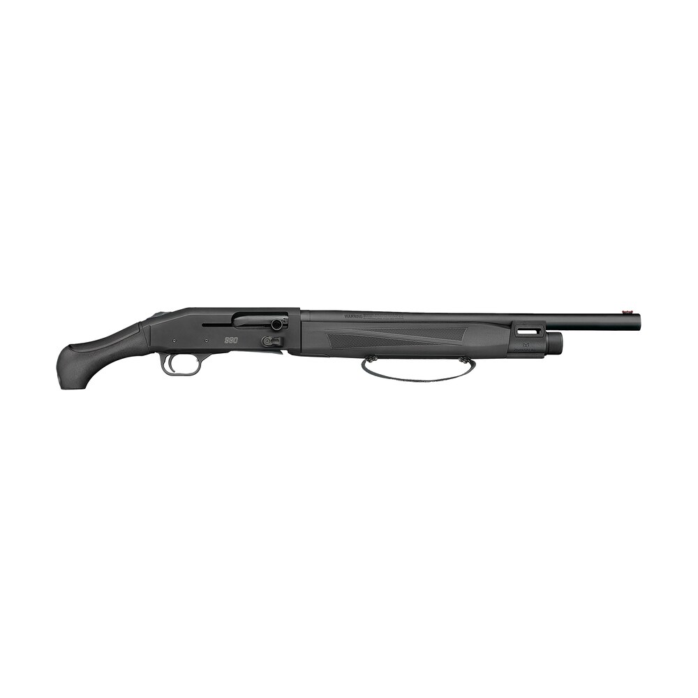 mossberg 83002 990 aftershock 12 gauge semi auto 3" 5+1 18.50" matte blued barrel, strapped w/m lok forend, matte blued receiver, black synthetic aftershock grip, ambidextrous Mossberg 83002 990 AfterShock 12 Gauge Semi-Auto 3" 5+1 18.50" Matte Blued Sports South item 180709