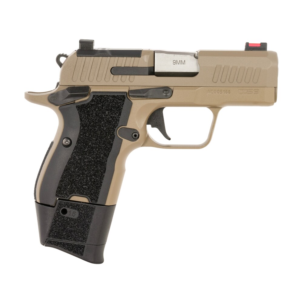 kimber mfg, inc 3700881 cds9 lite 9mm luger 15+1 3.18" match grade barrel, stainless steel optic ready/serrated slide, aluminum frame w/beavertail, rmsc footprint, ambidextrous Kimber Mfg, Inc 3700881 CDS9 Lite 9mm Luger 15+1 3.18" Match Grade Sports South item 180726