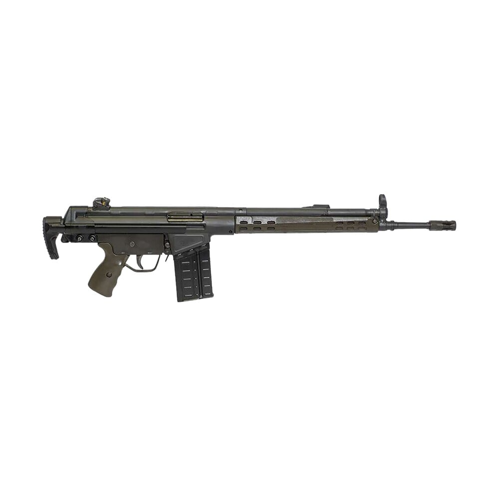 century arms ri5601ax ca 3 7.62x51mm nato 20+1 18" black threaded barrel, black steel receiver, fixed black synthetic stock & grip, a2 birdcage flash hider Century Arms RI5601AX CA-3 7.62x51mm NATO 20+1 18" Black Threaded Sports South item 180784